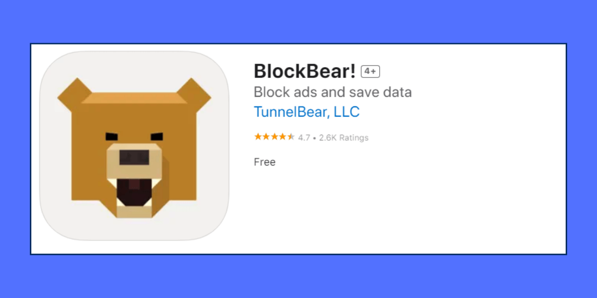 blockbear ad blocker for iphone