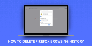 how to delete firefox browsing history