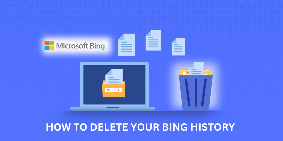 how to delete your bing history